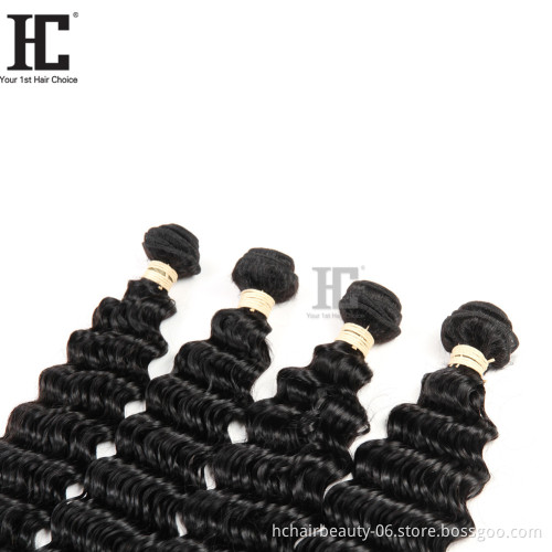 Hot Products Raw Cuticle Aligned Virgin Hair Wave Bundles Deep Wave Indian Hair